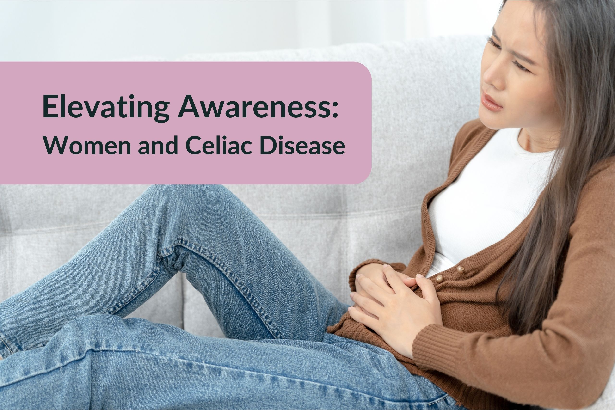 Women facing celiac disease